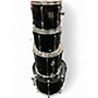 Used Pearl 4 Piece Export Black Drum Kit Black