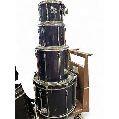 Used Pearl 4 Piece Export Blue Drum Kit