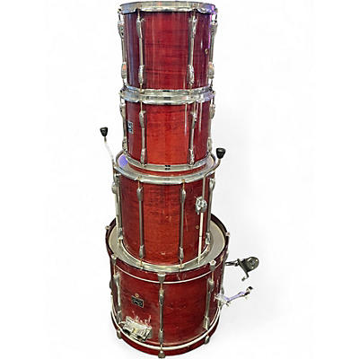 Used Pearl 4 Piece Export Brown Drum Kit