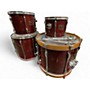 Used Pearl 4 Piece Export RED NATURAL Drum Kit RED NATURAL