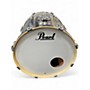 Used Pearl 4 Piece Export Smokey Chrome Drum Kit Smokey Chrome