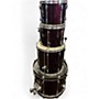 Used Pearl 4 Piece Export red Drum Kit red