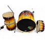 Used Pearl 4 Piece Export sunburst Drum Kit sunburst