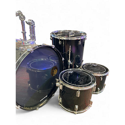 Used Pearl 4 Piece Forum Black Drum Kit Black