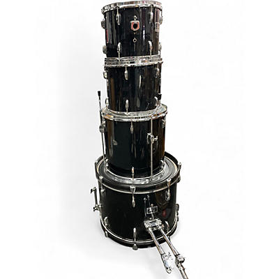 Used Pearl 4 Piece Forum Black Drum Kit
