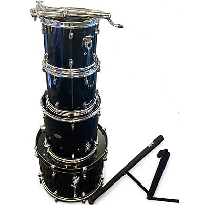 Used Pearl 4 Piece Forum Black Drum Kit
