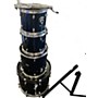 Used Pearl 4 Piece Forum Black Drum Kit Black