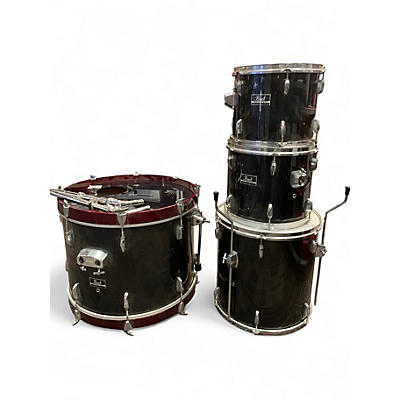 Used Pearl 4 Piece Forum Black Drum Kit