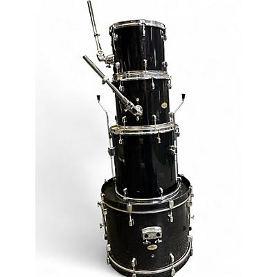 Used Pearl 4 Piece Forum Black Drum Kit