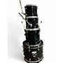 Used Pearl 4 Piece Forum Black Drum Kit Black