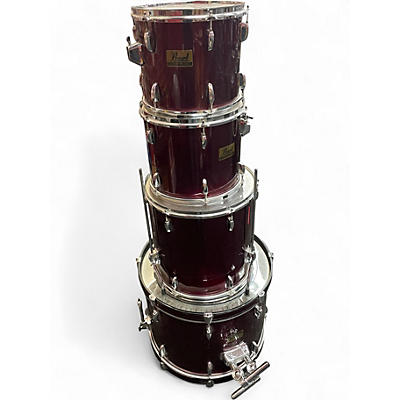 Used Pearl 4 Piece Forum Red Drum Kit