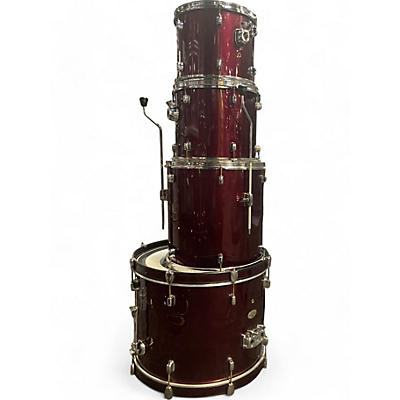 Used Pearl 4 Piece Forum Wine Red Drum Kit