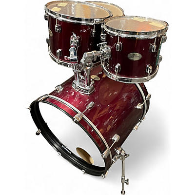 Used Pearl 4 Piece Forum Wine Res Drum Kit