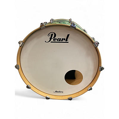 Used Pearl 4 Piece MASTERS MAPLE COMPLETE SHIMMER OF OZ Drum Kit