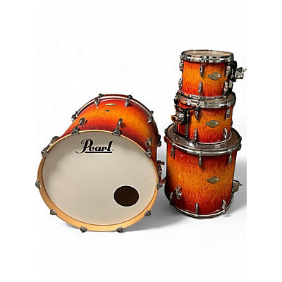 Used Pearl 4 Piece MASTERS SUNBURST Drum Kit