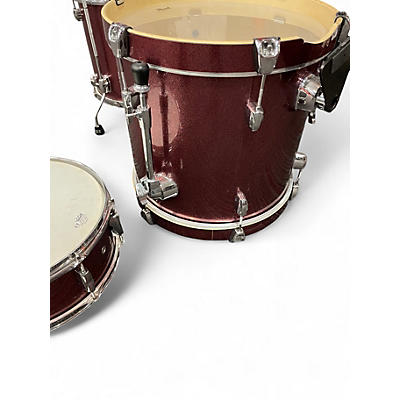 Used Pearl 4 Piece MIDTOWN Candy Apple Red Drum Kit