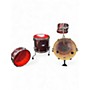 Used Pearl 4 Piece MIDTOWN KIT RED MATALIC Drum Kit RED MATALIC