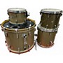 Used Pearl 4 Piece Masters All Maple Broken Glass Drum Kit Broken Glass