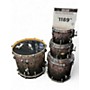 Used Pearl 4 Piece Masters MCX Series exotic tamo ash Drum Kit exotic tamo ash