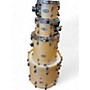 Used Pearl 4 Piece Masters Maple Complete Natural Drum Kit Natural