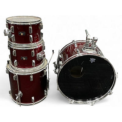 Used Pearl 4 Piece Maxwin Red Drum Kit
