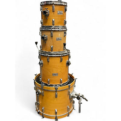 Used Pearl 4 Piece PROFESSIONAL DLX Natural Drum Kit