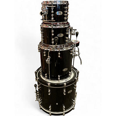 Used Pearl 4 Piece REFERENCE PURE  PIANO BLACK Drum Kit