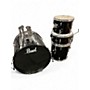 Used Pearl 4 Piece ROADSHOW Black Drum Kit Black