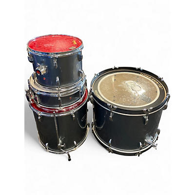 Used Pearl 4 Piece ROADSHOW Ice Blue Metallic Drum Kit
