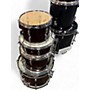 Used Pearl 4 Piece ROADSHOW KIT Wine Red Drum Kit Wine Red