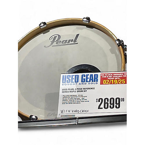 Used Pearl 4 Piece Reference Series MAPLE Drum Kit MAPLE