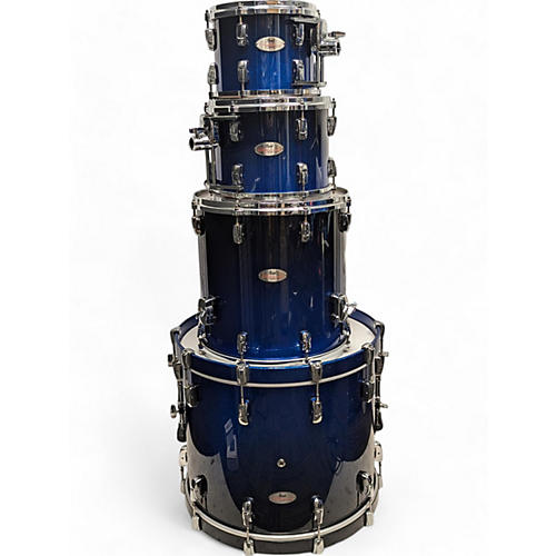 Used Pearl 4 Piece Reference Series ULTRA BLUE FADE Drum Kit ULTRA BLUE FADE