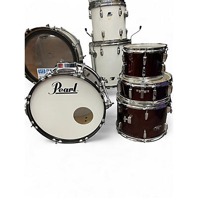 Used Pearl 4 Piece Roadshow Jazz Wine Red Drum Kit