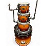 Used Pearl 4 Piece SESSION CUSTOM SUNBURST Drum Kit SUNBURST