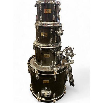 Used Pearl 4 Piece SESSION CUSTOM TRANS BLACK Drum Kit