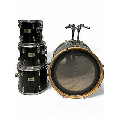 Used Pearl 4 Piece SESSION SERIES Black Drum Kit