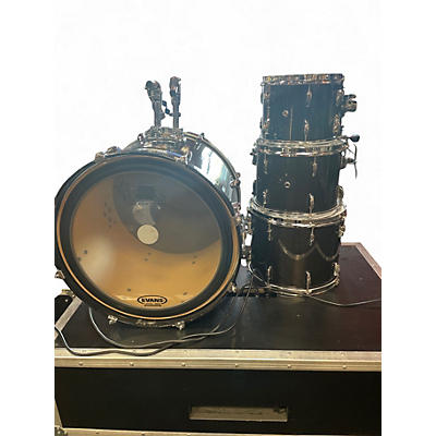 Used Pearl 4 Piece Session Custom All Maple Carbon Mist Drum Kit