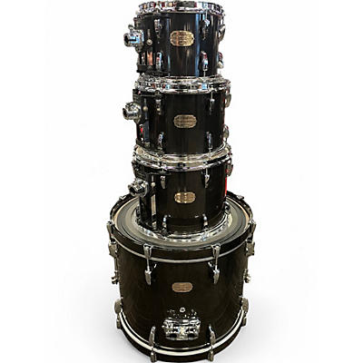 Used Pearl 4 Piece Session Custom Shell Pack Carbon Mist Drum Kit