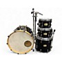 Used Pearl 4 Piece Session Studio Classic Black Sparkle Drum Kit Black Sparkle