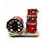 Used Pearl 4 Piece Session Studio Classic red Drum Kit red
