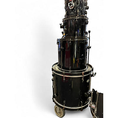 Used Pearl 4 Piece Soundcheck Black Drum Kit