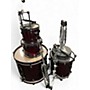 Used Pearl 4 Piece Soundcheck Red Drum Kit Red