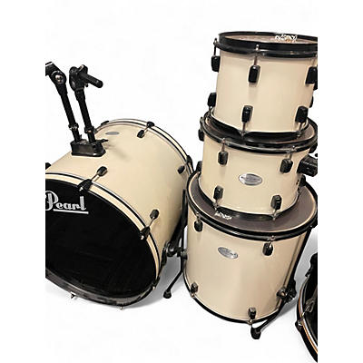 Used Pearl 4 Piece Soundcheck White Drum Kit