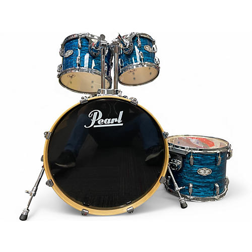 Used Pearl 4 Piece VSX VISION KIT STRATA BLUE Drum Kit STRATA BLUE