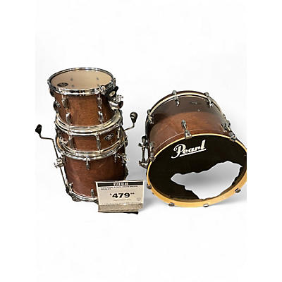 Used Pearl 4 Piece Vision Brown Drum Kit