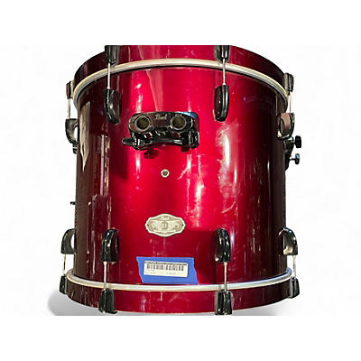 Used Pearl 4 Piece Vision CRIMSON RED Drum Kit