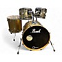 Used Pearl 4 Piece Vision Gold Drum Kit Gold