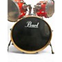 Used Pearl 4 Piece Vision RED SPARKLE Drum Kit RED SPARKLE