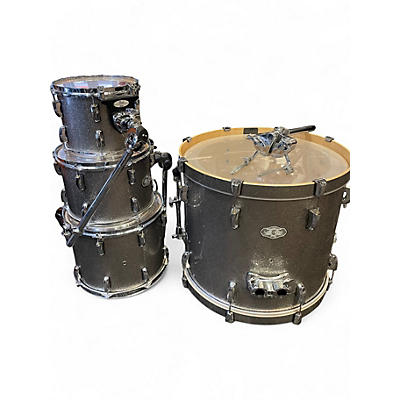 Used Pearl 4 Piece Vision Silver Drum Kit