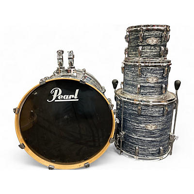 Used Pearl 4 Piece Vision Silver Oyster Pearl Drum Kit